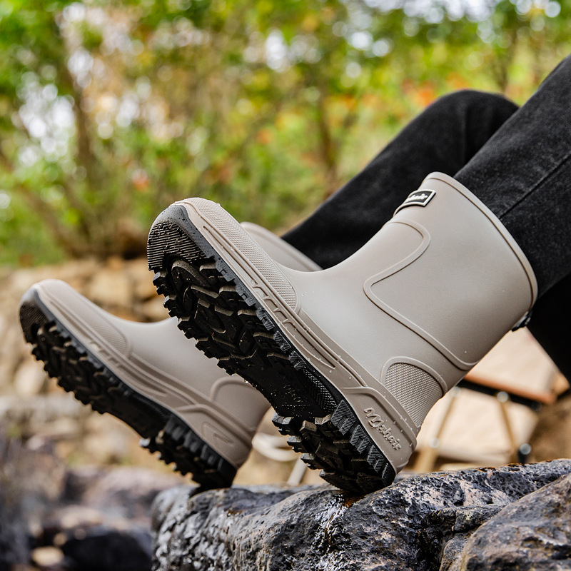 أحذية مطر رجالية مقاس 36-47 مق - مراجعة Fishing Boots وسعره