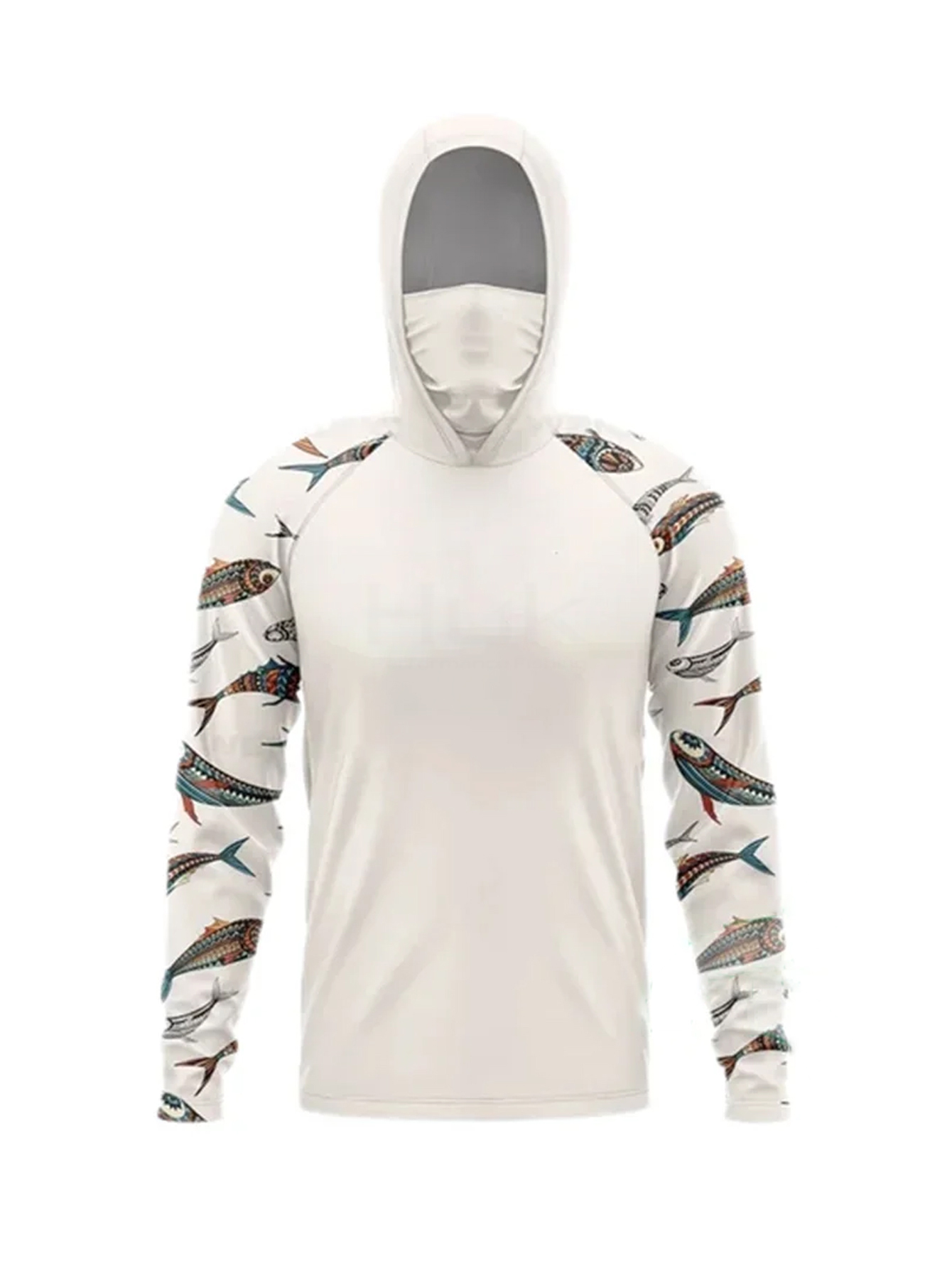 قميص صيد رجالي بغطاء للرأس، حم - مراجعة Fishing Hoodie وسعره