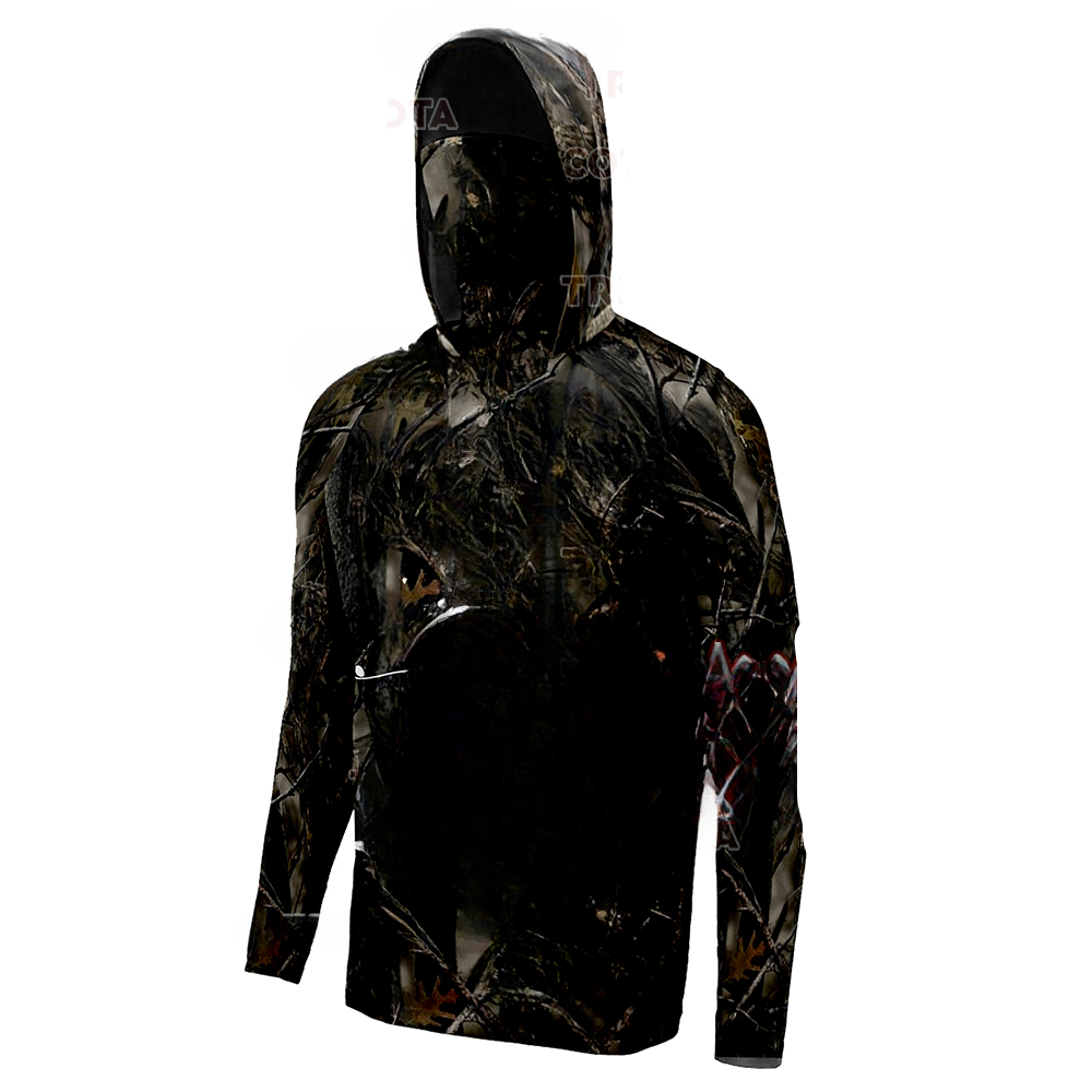 قميص صيد للرجال بقلنسوة وطبعة  - مراجعة Fishing Hoodie وسعره