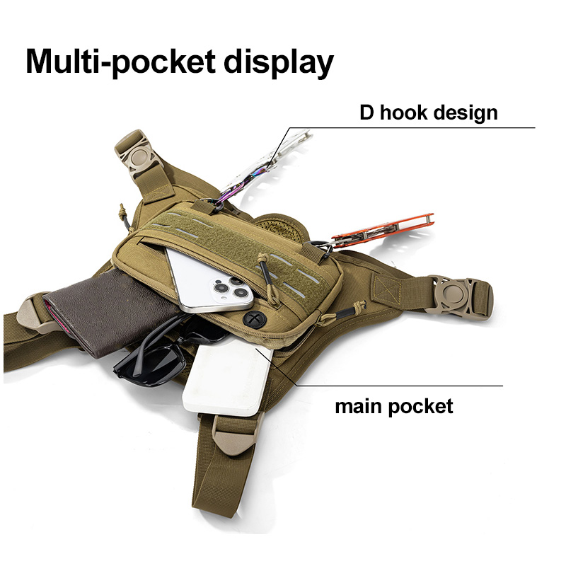 حقيبة صدر تكتيكية للتخييم والص - مراجعة Fishing Backpack وسعره