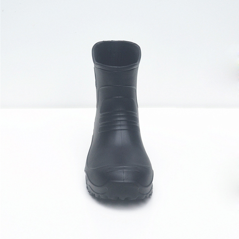 إيفا احذية المطر الرجال السود  - مراجعة Fishing Boots وسعره